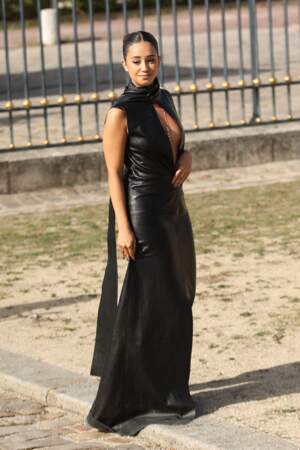 Lena Mahfouf assiste au défilé Givenchy Womenswear printemps/été 2024, le 28 septembre 2023, à Paris. 