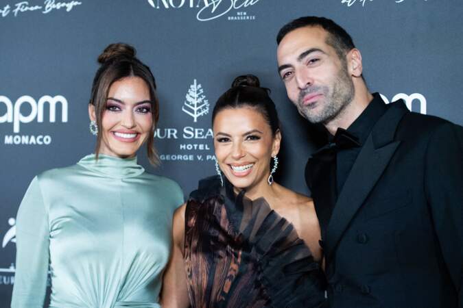 Karen Wazen, Eva Longoria et Mohammed Al Turki au Global Gift Gala