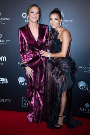 Mélissa Theuriau et Eva Longoria au Global Gift Gala