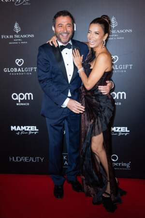 Bernard Montiel et Eva Longoria au Global Gift Gala
