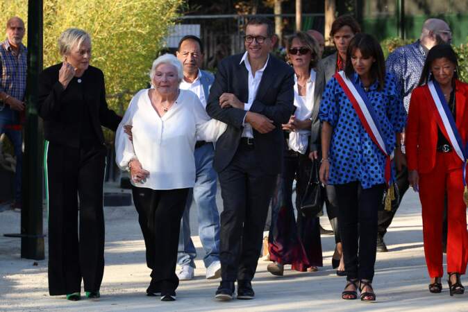 Muriel Robin, Line Renaud, Dany Boon, Anne Hidalgo, maire de Paris et Jeanne d'Hauteserre.