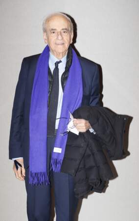 Jean-Pierre Elkabbach (82 ans) a participé au 34e dîner du Crif en 2019.