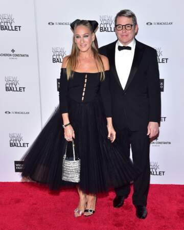 Sarah Jessica Parker et son mari, Matthew Broderick assistent au New York City Ballet, le jeudi 5 octobre 2023