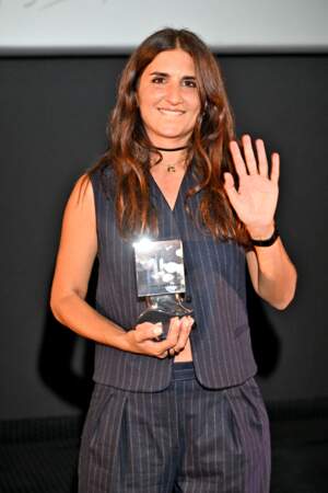 Cérémonie de clôture de la 5ème édition du festival Cinéroman à Nice : Géraldine Nakache remporte le prix coup de cœur.