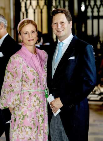 Le prince Georg Friedrich de Prusse et la princesse Sophie de Prusse au mariage de l'Infante Maria Francisca de Bragance au Portugal