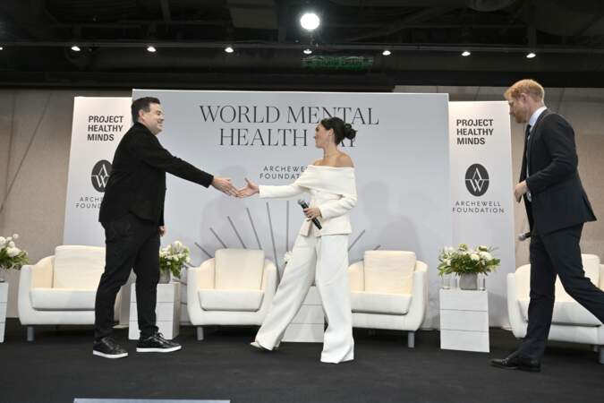 Meghan Markle et le prince Harry à l’occasion de la Journée mondiale pour la santé mentale