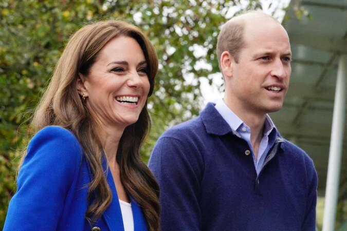 Le prince William et la princesse Kate Middleton arrivent pour participer à un atelier sur la santé mentale organisé par SportsAid.