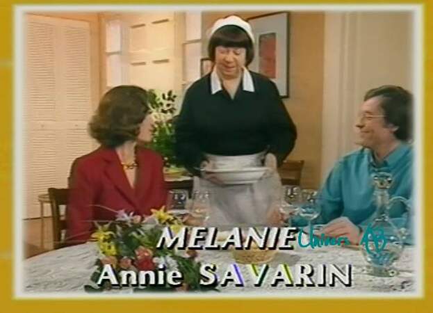 Annie Savarin incarnait Mélanie. Son dernier rôle date de 2012 dans la saison 4 de Hot in Cleveland.