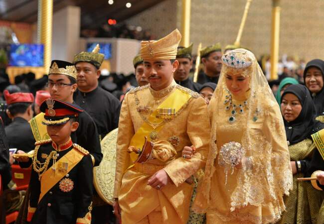 Le prince Abdul Malik et sa femme