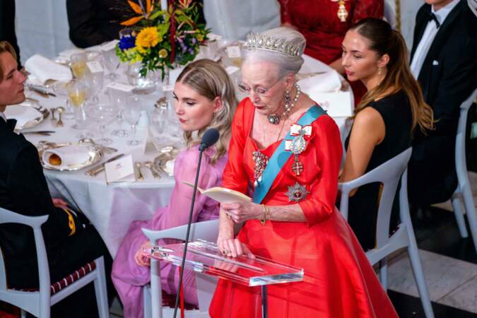 La reine Margrethe II du Danemark a tenu un joli et émouvant discours.
