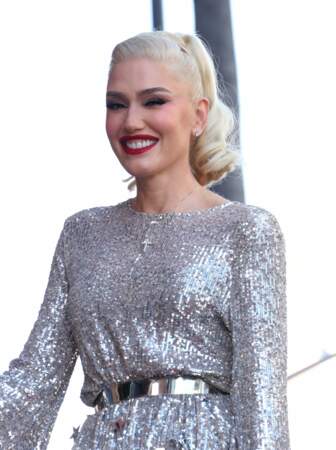 Gwen Stefani à la cérémonie de remise de l'étoile de son étoile sur le Hollywood Walk of Fame