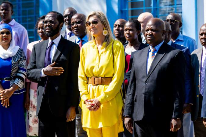 La Reine Maxima des Pays-Bas lors de sa visite au Kenya