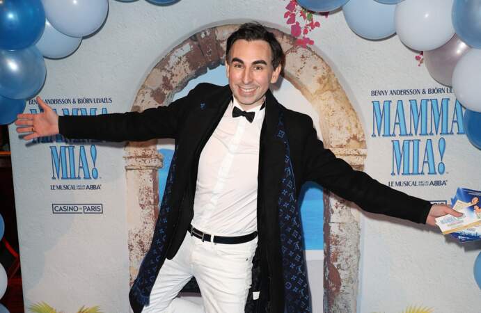 Soirée de gala pour la première de la comédie musicale "Mamma Mia ! Le Musical" : Jordan De Luxe.
