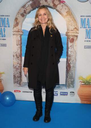 Soirée de gala pour la première de la comédie musicale "Mamma Mia ! Le Musical" : Laurence Marchal.