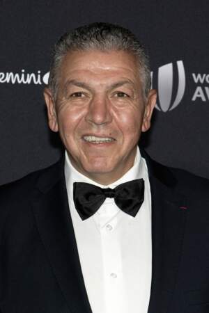 Cérémonie des World Rugby Awards : l'ancien joueur français Abdelatif Benazzi.