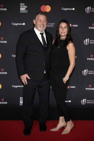 Cérémonie des World Rugby Awards : Gareth Rees et sa femme.