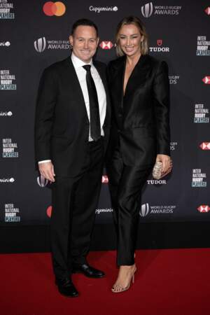 Cérémonie des World Rugby Awards : Andrew Mehrtens et sa femme.
