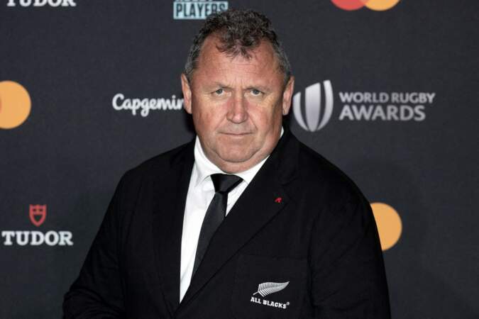 Cérémonie des World Rugby Awards : Ian Foster, entraîneur de la Nouvelle-Zélande.