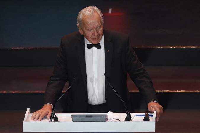 Cérémonie des World Rugby Awards: Sir Bill Beaumont.