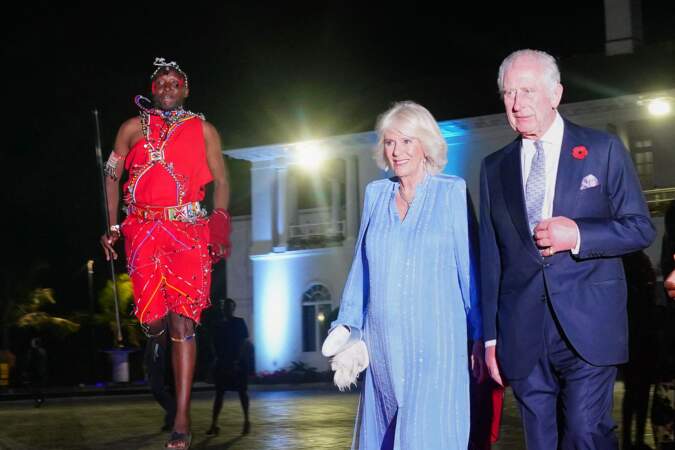 Le roi Charles III et son épouse Camilla sont arrivés au Kenya, lundi 30 octobre 2023.