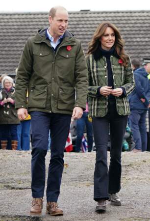 Le prince William et Kate Middleton sont ensuite allés à la rencontre des membres du groupe Lower Speyside Young Farmers.