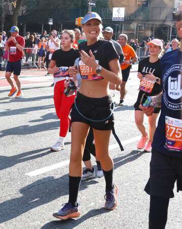 Amandine Petit participe au Marathon de New York 2023 à New York City