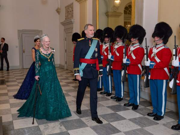 Le roi Felipe VI est plus tard dans la journée invité à un diner royal