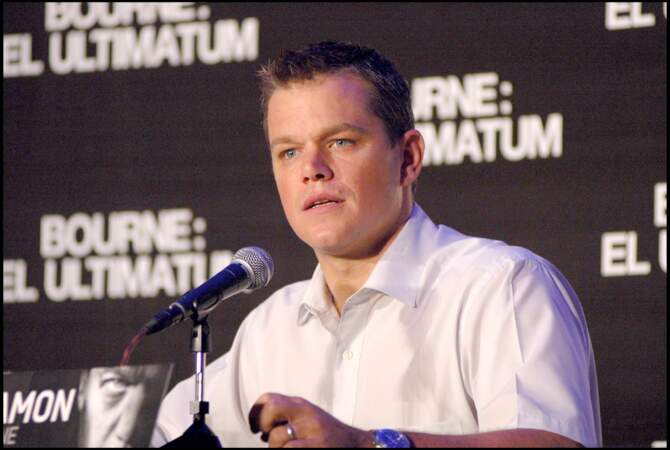Matt Damon était élu par le magazine l'homme le plus sexy de l'année 2007
