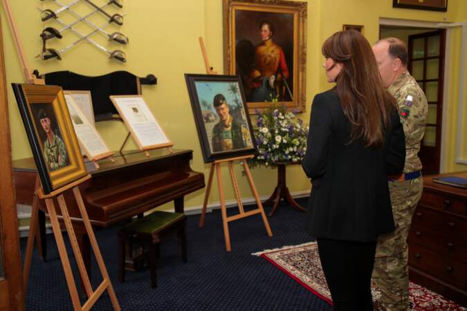 Kate Middleton s'est ensuite rendue dans le mémorial des soldats disparus