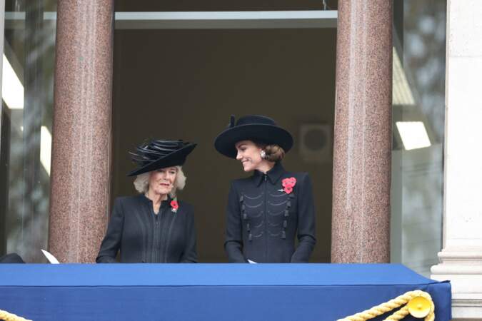 Kate Middleton et Camilla très complices pour la cérémonie du Remembrance Sunday