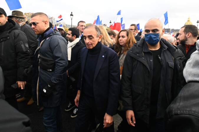 Marche pour la "République et contre l’antisémitisme" à Paris : Eric Zemmour, chef du parti d'extrême droite Reconquête !