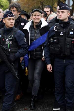 Marche pour la République et contre l'antisémitisme à Paris : Nadine Morano.