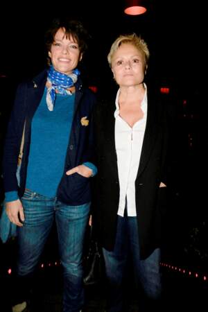 Muriel Robin et sa compagne Anne Le Nen lors de la soirée de sortie du livre de Soad Bogdary et de Veronique El Baze