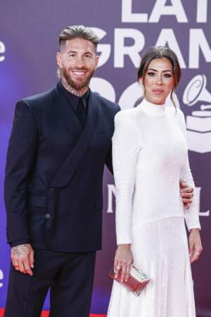Le footballeur Sergio Ramos, lors du gala des Latin Grammy 2023.
