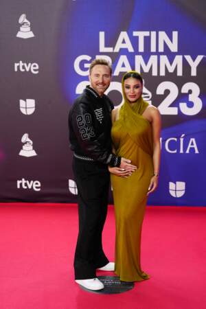 David Guetta et Jessica Ledon ont officialisé la grossesse de la jeune femme lors de cette cérémonie, à Séville