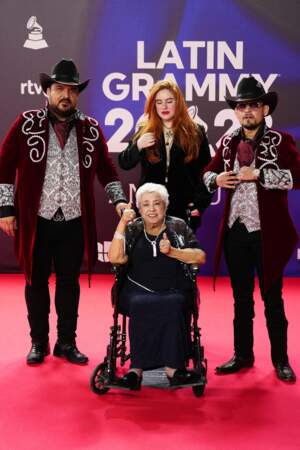 La abuela Irma Silva lors de la 24e édition des Latin GRAMMY Awards.