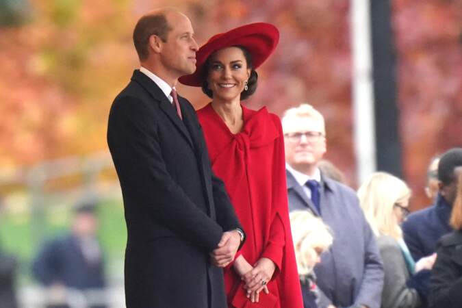 Le prince William, prince de Galles, et Kate Middleton ont assisté à cette visite d'Etat. 