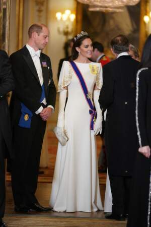 Banquet d'État à Buckingham : Kate Middleton.