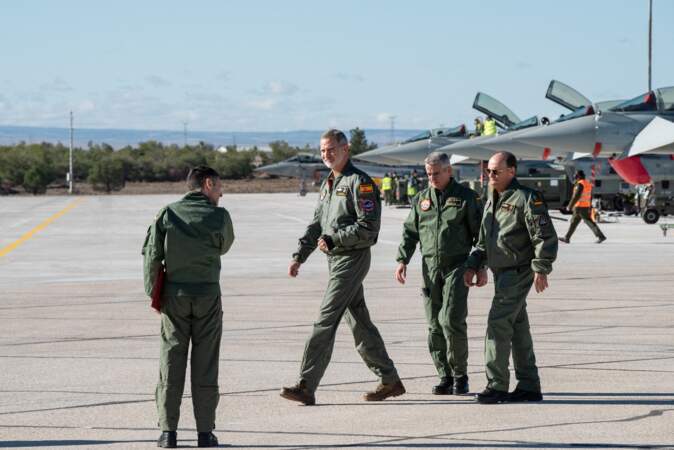 Le roi Felipe VI vient assister à cette fameuse formation également connue sous le nom d'École de pilotage de l'OTAN