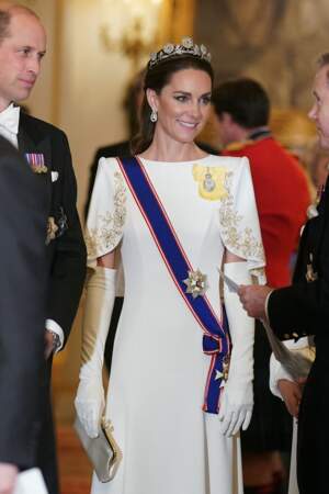 Kate Middleton au banquet d'État.