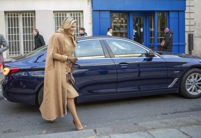 La reine Máxima se rend à la Maison Européenne de la Photographie à Paris 