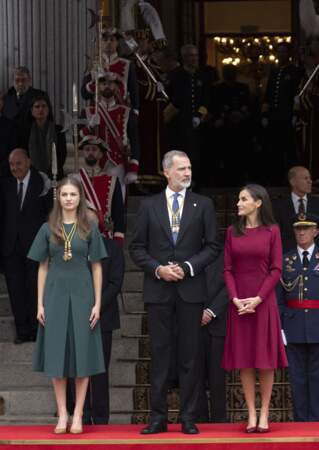 C'est la première fois que la princesse Leonor d'Espagne assiste à l’ouverture de la nouvelle législature parlementaire.