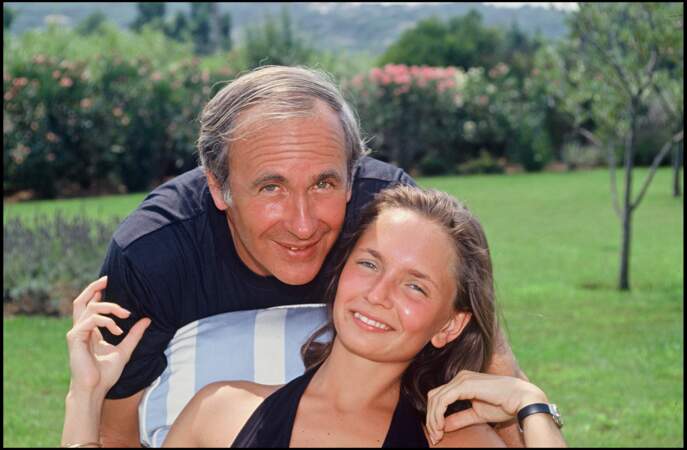 Patrice Laffont avec sa fille Axelle Laffont à St-Tropez.