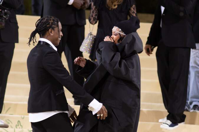 Rihanna et ASAP Rocky au MET Costume Gala en 2021