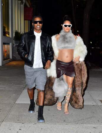 Rihanna et ASAP Rocky se rendent à la soirée LVMH à New York en 2023