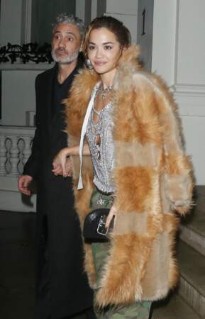 Soirée des "British Fashion Awards 2023" au Royal Albert Hall à Londres : Rita Ora, Taika Waititi.