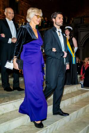 Dîner des prix Nobel à Stockholm : le prince Carl Philip de Suède.