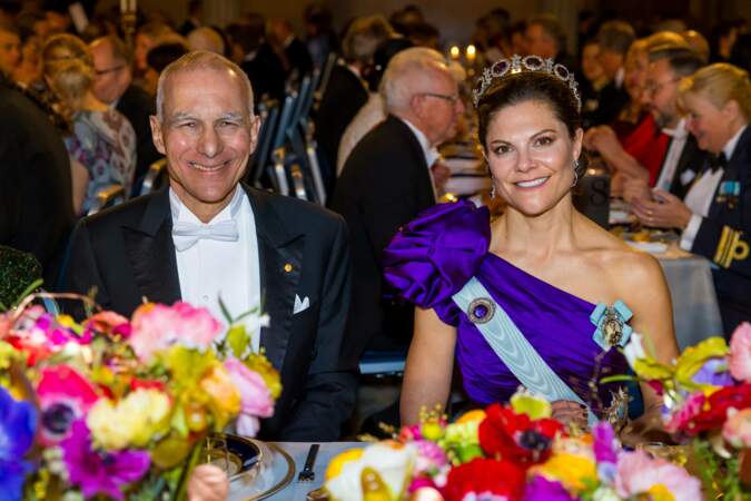 Dîner des prix Nobel à Stockholm : Moungi G. Bawendi et la princesse Victoria de Suède.