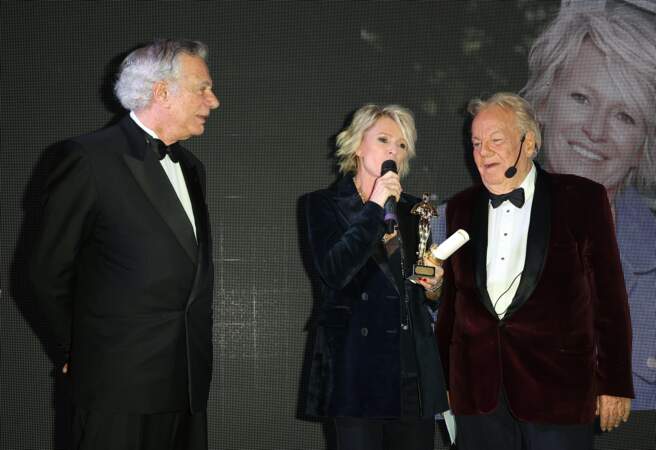 46ème édition du Gala "Best Awards" à l'hôtel Georges V à Paris : Jean-Gabriel Mitterrand, Sophie Davant et Massimo Gargia.