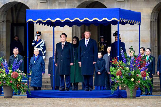À l’invitation du roi Willem-Alexander, le président sud-coréen Yoon Suk-yeol effectue une visite d’État de deux jours aux Pays-Bas. 